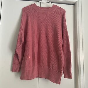 Pink Crew Neck Sweater
